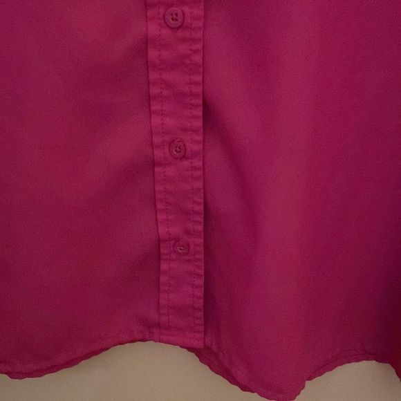 BANANA REPUBLIC Mayer Pink Roll Tab Sleeve Military Shirt - Picture 10 of 12